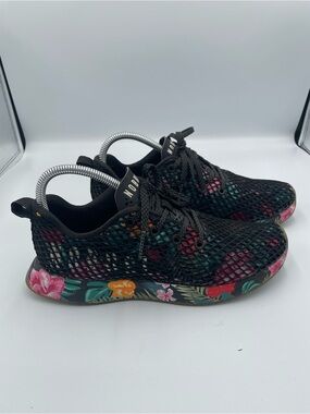 Nobull Floral Mesh Runner Midnight Tropical Womens 9